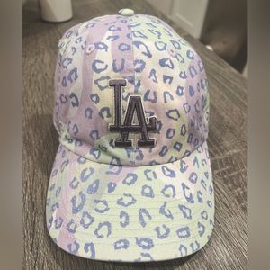 New Purple Print LA Dodgers hat